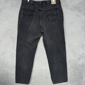 VTG Lee Riders Jeans Men's 38x30 (35x27) Black Regular Fit Straight Made USA 80s